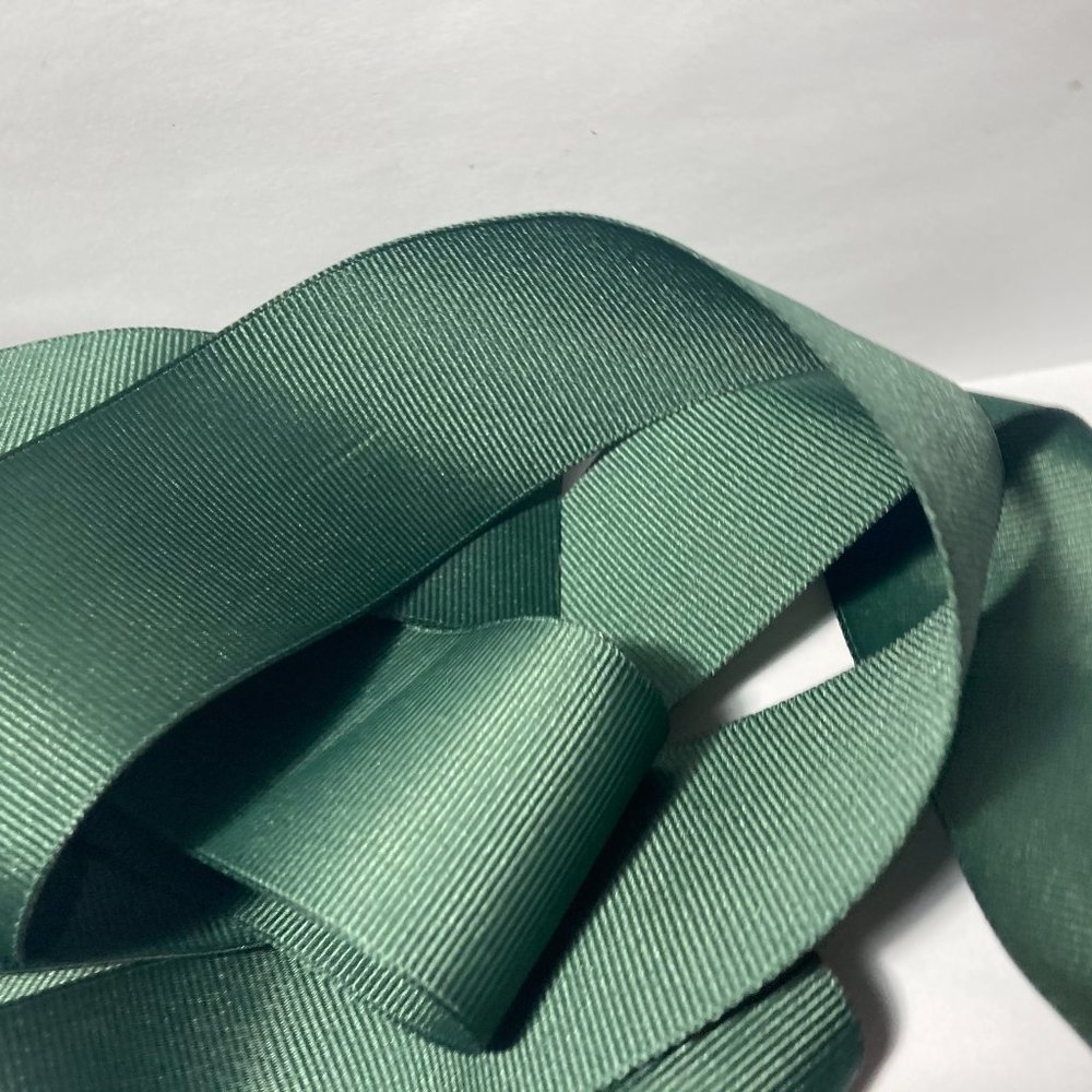 Green Ribbed Sash Ribbon 1.5" - Picture 8 of 11
